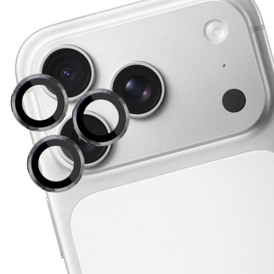 3mk Lens Protection Pro Herdet kamerabeskyttelse for iPhone 17 Pro/17 Pro Max Grå