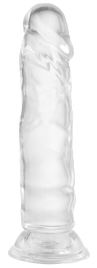 Willie City Gjennomsiktig Realistisk Dildo med Sugekopp 15 cm   - Klar
