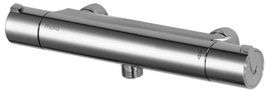 Mora REXX T5 dusjbatteri -Krom