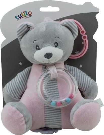 Tulilo 9109 Spilledåse Bamse Rosa 18 cm Tulilo 9109 Spilledåse Bamse Rosa 18 cm