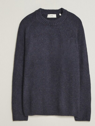 Les Deux Soft Roundneck Knit Dark Navy