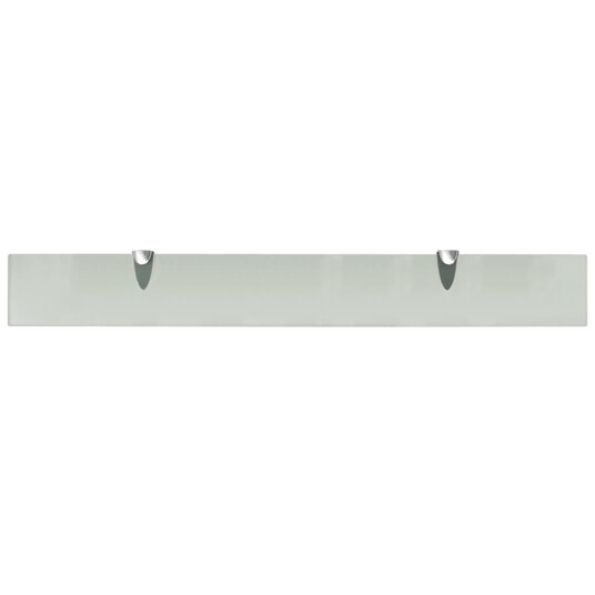vidaXL Flytende hylle glass 80x10 cm 8 mm