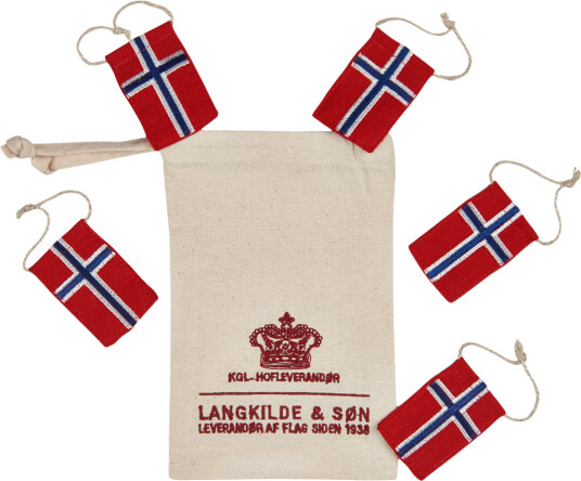Langkilde & Søn Pynteflagg 5 stk Langkilde & Søn Pynteflagg 5 stk