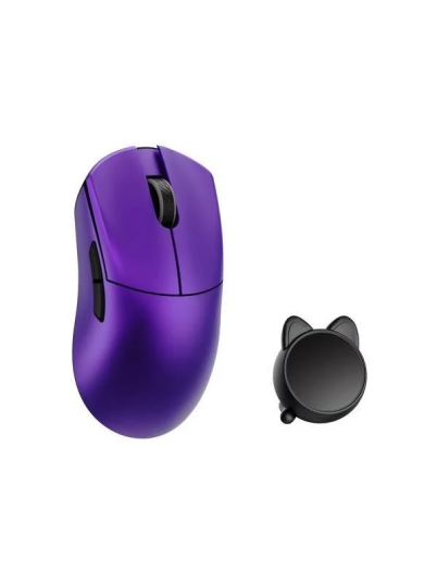 WLMouse Huan Trådløs 8K Gamingmus med Omron Optiske Brytere - Lilla