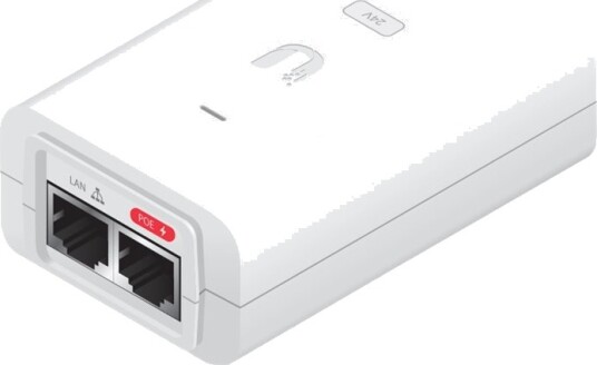 Ubiquiti Networks Poe-24-30W-G-Wh Strøminjektor Ac 120/230 V 30 Watt