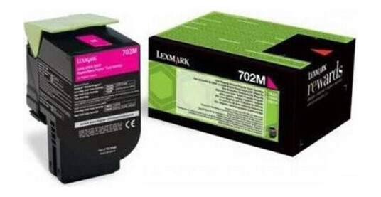 Lexmark 702ME / 70C20ME - Magenta Toner - Laser toner Rød
