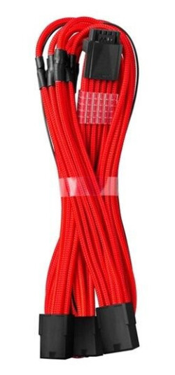 CableMod Pro ModMesh 12VHPWR to 3x PCI-e Cable - 45cm Red