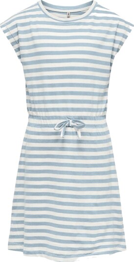 Kids Only Kjole Noos CookMay Soft Chambray/Cloud Danser Kids Only 7 8 år 122 128 Kjole Blå Hvit