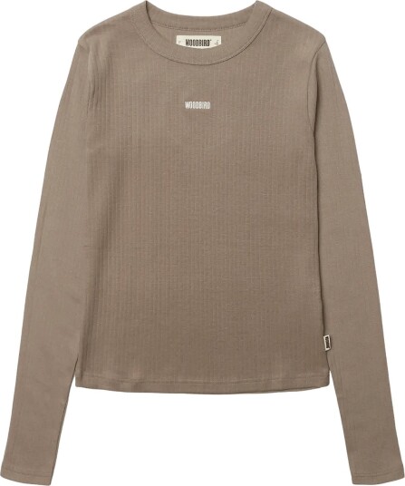 Woodbird Wbxao Ls Base Tee Beige M