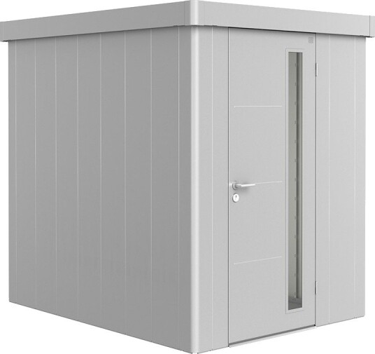 BIOHORT REDSKAPSBOD NEO 2A STD. DØR SØLV METALLIC