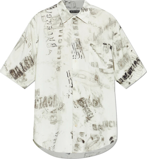 Balenciaga Herre Skjorter Grå M,