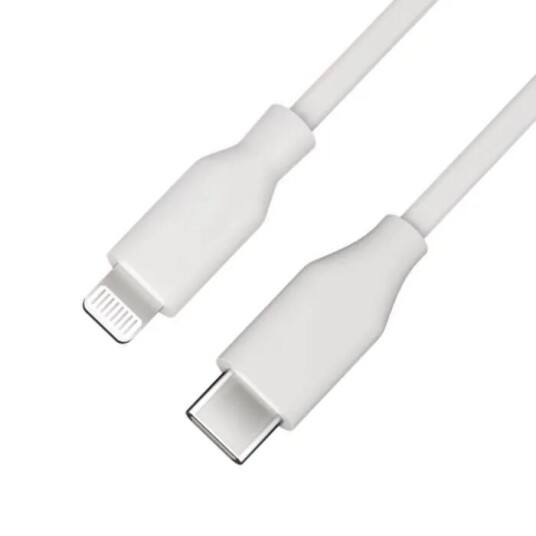 Linocell USB-C til Lightning-kabel 0,5 m Hvit MFi-kompatibel