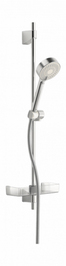 Oras Apollo Dusjsett 3-spray M/justerb.veggstang 720mm Krom