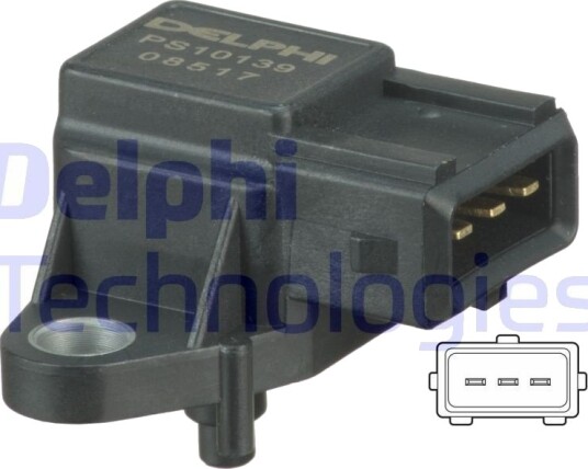 DELPHI PS10139 MAP-sensor