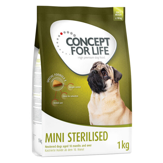Concept For Life Mini Sterilised 4 kg (4 X 1 kg)