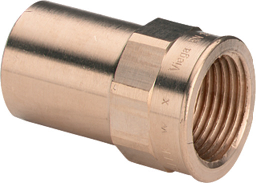 Viega Sanpress Innsatshylse 42 mm x 1,1/2" Rødgods Viega Sanpress Innsatshylse 42 mm x 1,1/2" Rødgods