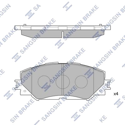 Hi-Q SP2093 Bremseklosser