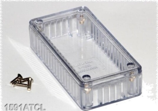 Hammond Electronics 1591ATCL 100 × 50 × 25 mm Polykarbonat Natur Kabinett