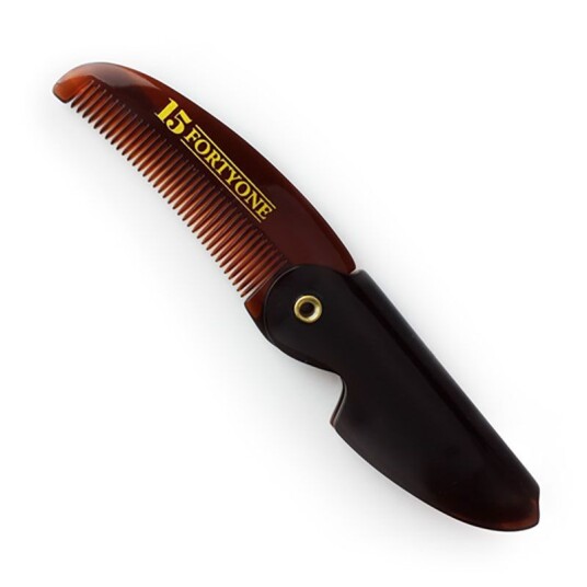 1541 Folding Pocket Moustache & Beard Comb