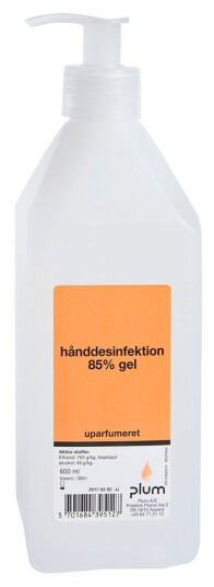 Plum Hånddesinfeksjon Gel 85% 600 ml
