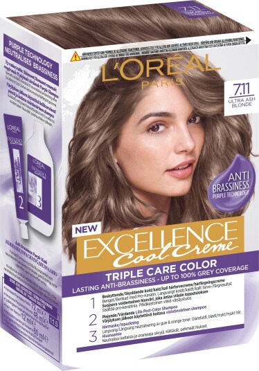 Loreal Paris Excellence Ultra Ash Blonde 7.11