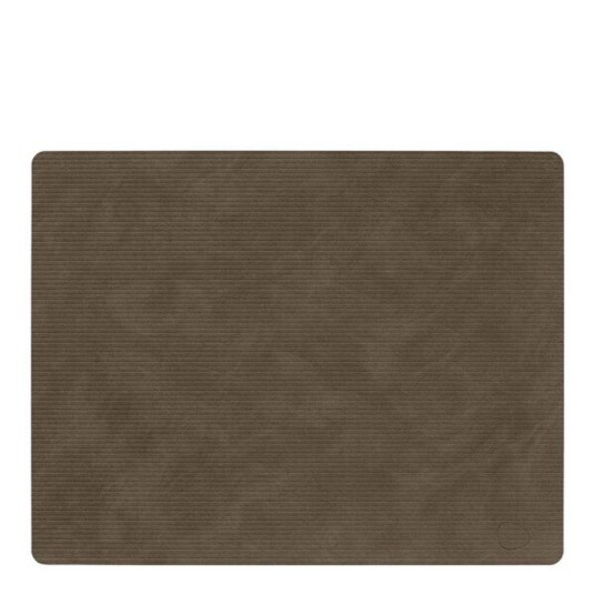 LIND DNA - Square Corduroy spisebrikke 35x45 cm caviar LIND DNA - Square Corduroy spisebrikke 35x45 cm caviar