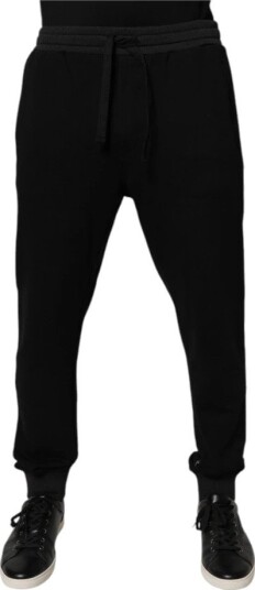 Dolce & Gabbana, Herre, Bukser, Svart, S,