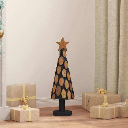  Juletre med stativ Brun 60 cm Heltre teak