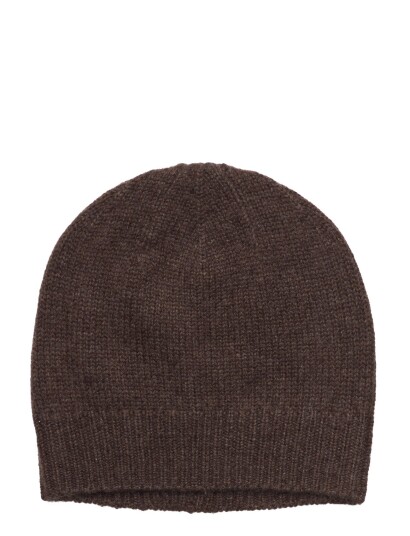 Davida Cashmere Cap Brown ONE SIZE Davida Cashmere Cap Brown ONE SIZE