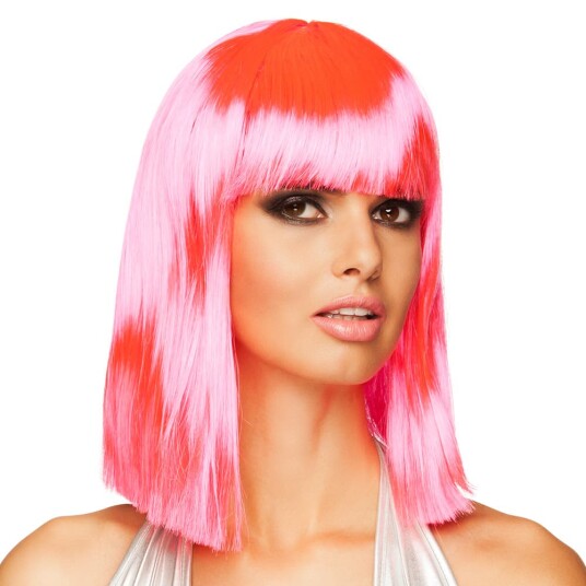 Boland Parykk Dance Neon Rosa Boland Parykk Dance Neon Rosa