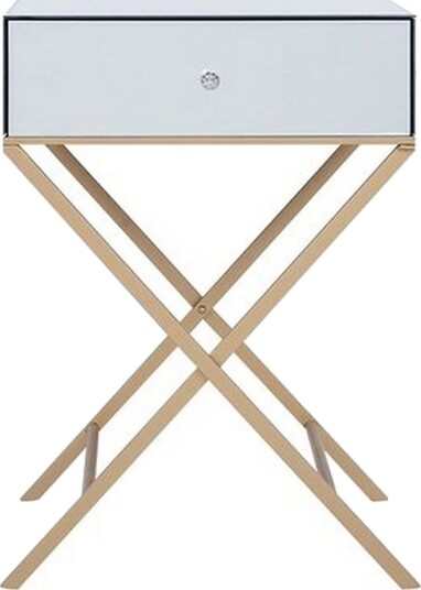 Vivy Avlastningsbord 50 cm - Sølv