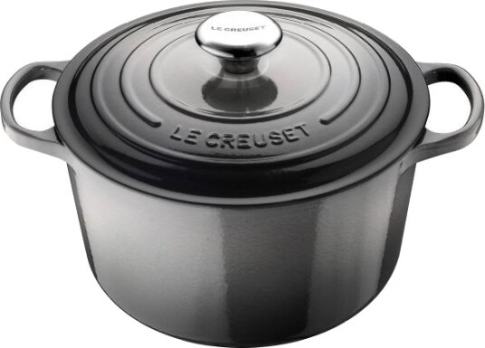 Le Creuset Signature støpejernsgryte rund 26 cm 6,3L flint