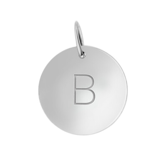 Pan Jewelry, Anheng i sølv med bokstav B