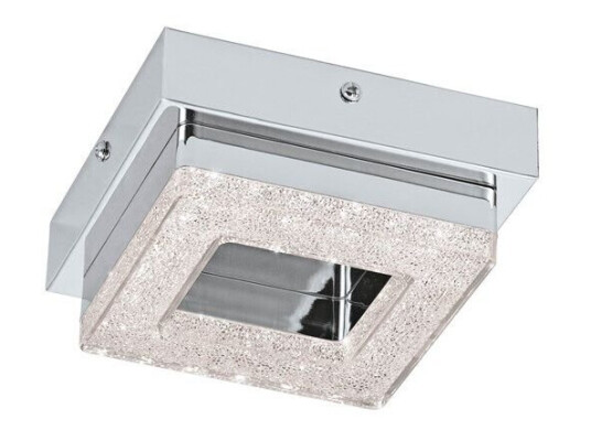 EGLO FRADELO wall / ceiling light chrome clear