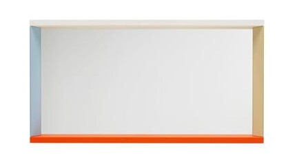 Vitra Colour Frame Speil Medium Blå/ Oransje Vitra Colour Frame Speil Medium Blå/ Oransje