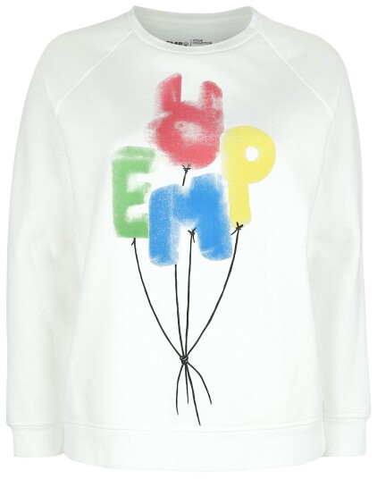 EMP Stage Collection Collegegenser - Jumper med EMP logo - S til XXL - Damer - antikk hvit EMP Stage Collection Collegegenser - Jumper med EMP logo - S til XXL - Damer - antikk hvit