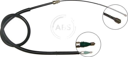 A.B.S. K12316 Tautrekk håndbremse A.B.S. K12316 Tautrekk håndbremse