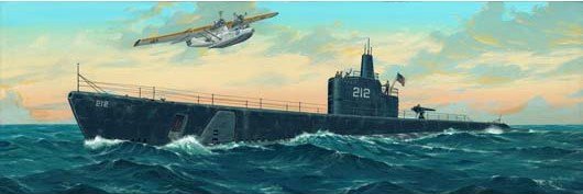 Trumpeter 1/144 USS Gate SS-212 1941 Trumpeter 1/144 USS Gate SS-212 1941