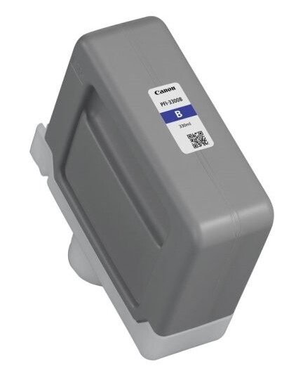 Canon Pfi-3300 B 330 Ml Blå Original Blekkbeholder For Imageprograf Pro-2600 Pro-4600 Pro-6600