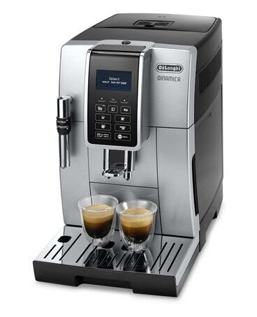 DeLonghi Dinamica ECAM 350.35.SB Espressomaskin med Innebygd Kaffekvern og Melkeskummer DeLonghi Dinamica ECAM 350.35.SB Espressomaskin med Innebygd Kaffekvern og Melkeskummer