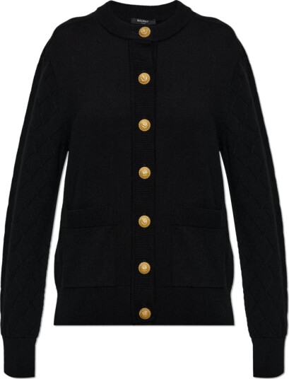 Balmain Dame Strikkevarer Svart S, Balmain Dame Strikkevarer Svart S,