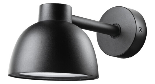 Herning mini vegglampe IP65 8/17W 3000/4000K Dimbar Sort