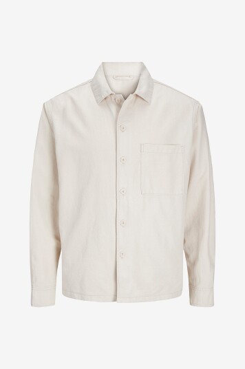 Jack & Jones - Overtreksskjorte jjeUrban Edge Overshirt LS SN - Grå Jack & Jones - Overtreksskjorte jjeUrban Edge Overshirt LS SN - Grå