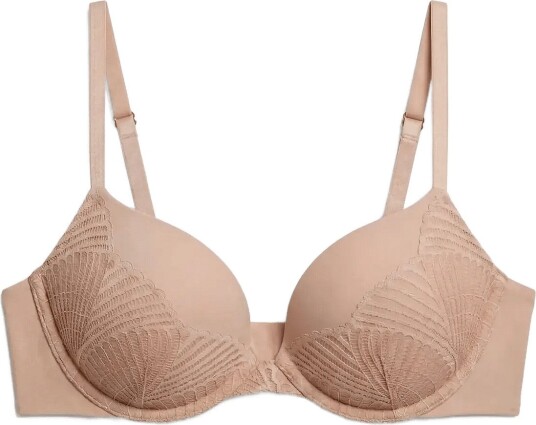 Calvin Klein Push Up Plunge Beige 75 B
