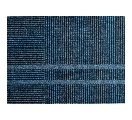 Heymat Løype Stormy Blue dørmatte 85x115 cm