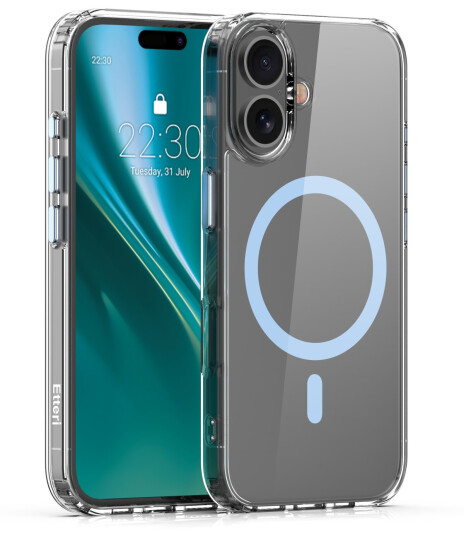Etteri Color Mag Deksel for iPhone 16 Plus Lyseblå
