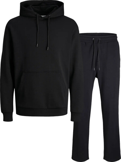 Jack & Jones Jjebradley Sweat Hood Unc Set Pk Mp Black L