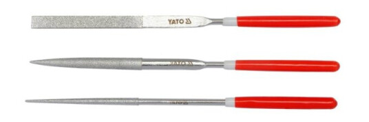 Yato YT-6143 Filsett med 3 Verktøy for Håndverktøy