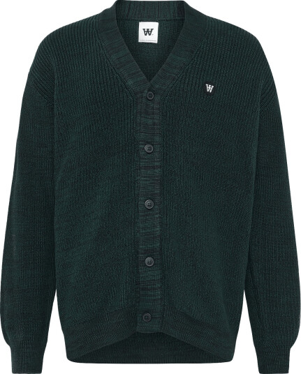 WOOD WOOD Wwhalum Cardigan 25488 - Green - XS