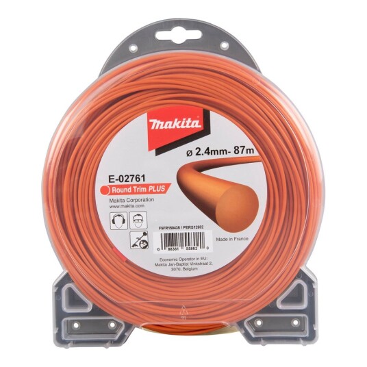 Makita Trimmertrad 2,4mm X 87m Rund Makita Trimmertrad 2,4mm X 87m Rund